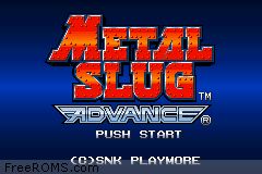 Gba metal slug advance 1